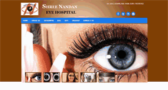 Desktop Screenshot of nandaneyehospital.com