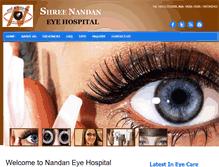 Tablet Screenshot of nandaneyehospital.com